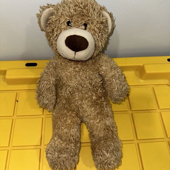 Build A Bear Fluffy Brown Bear Teddy Bear Plush Stuffed Animal Vintage 3/12 Mm74 - Picture 1 of 11
